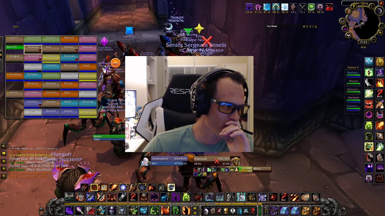 WOW Raid Leader Explains C'Thun Fight Like a RAP GOD