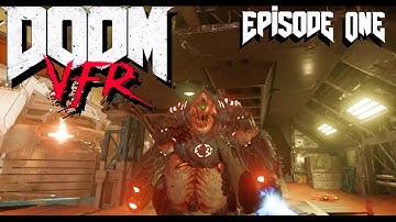 DOOM VFR: Full Playthrough / Guide [Part 1: UAC Adminiastration] (VR gameplay, no commentary)