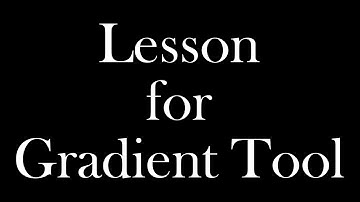 "Basic lessons for the Affinity Photo": Lesson for Gradient Tool