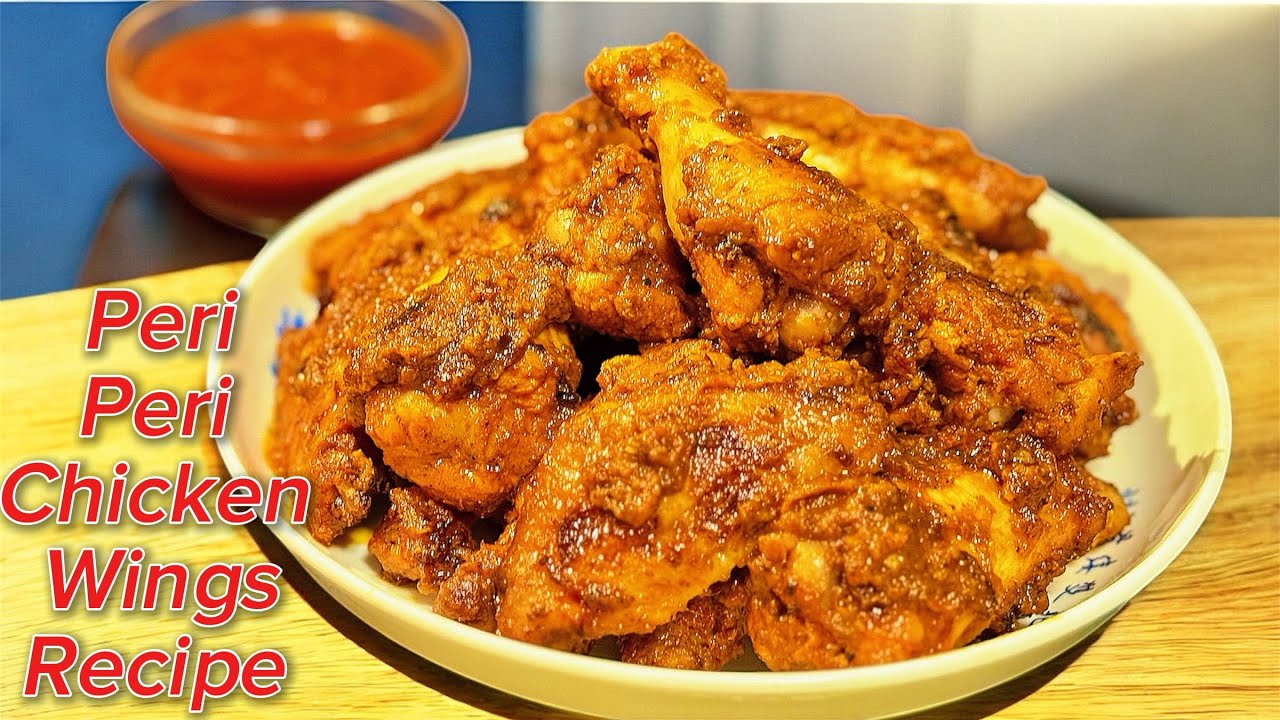 Рецепт куриных крылышек пери-пери | Домашние куриные крылышки пери-пери