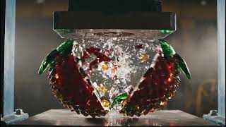 Crushing a Glass Fruits in Ultra Slow Motion 🧄 | Satisfying ASMR Explosion in 4K