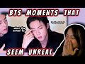 BTS moments that seem UNREAL but aren’t | first time REACTION! 💜