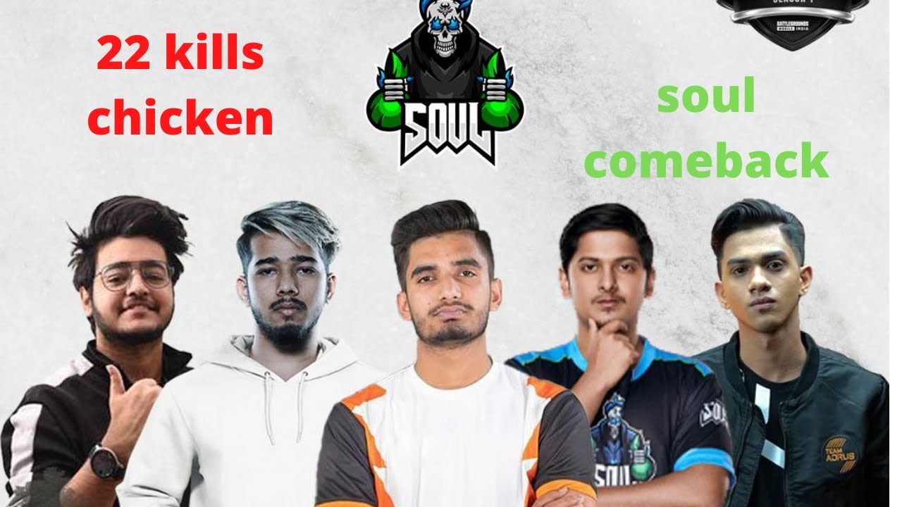 Soul domination  in skyesports championship 3.0 | 22 kills chicken dinner | soul mortal on fire