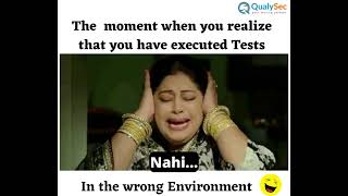 Software Tester meme🤣😂| funny meme videos | Qualysec screenshot 5