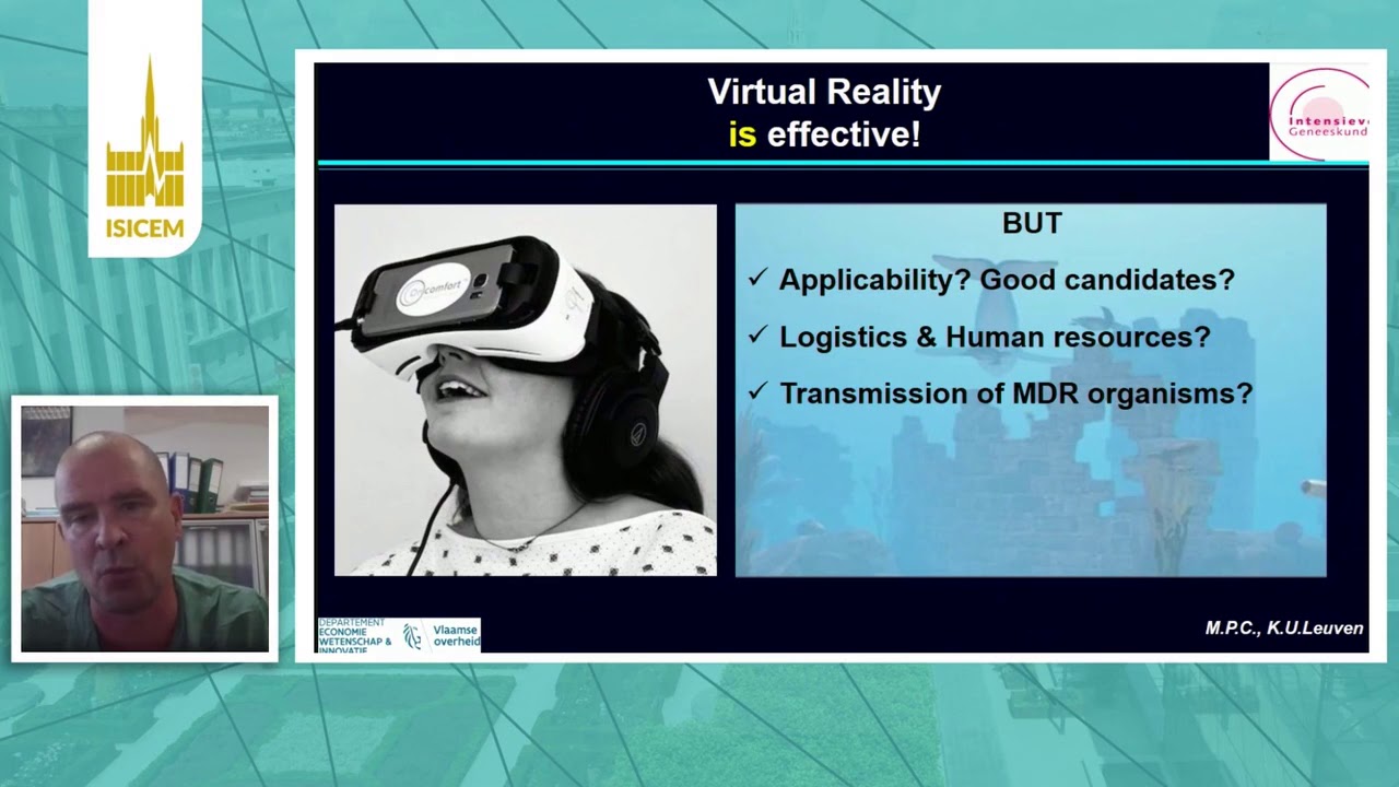 ISICEM, ProcessOfCare, How can virtual reality facilitate early mobilization in patients, Michaël Ca