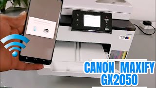 طابعة Canon Maxify GX2050: كيفية الاتصال بشبكة Wi-Fi والطباعة من iPhone/Android screenshot 4