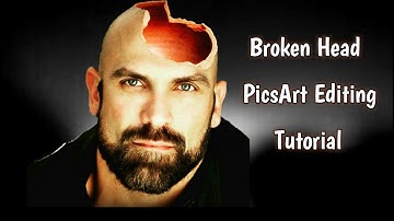 Broken Head Manipulation | Picsart Editing Tutorial | PicsArt broken head editing tutorial