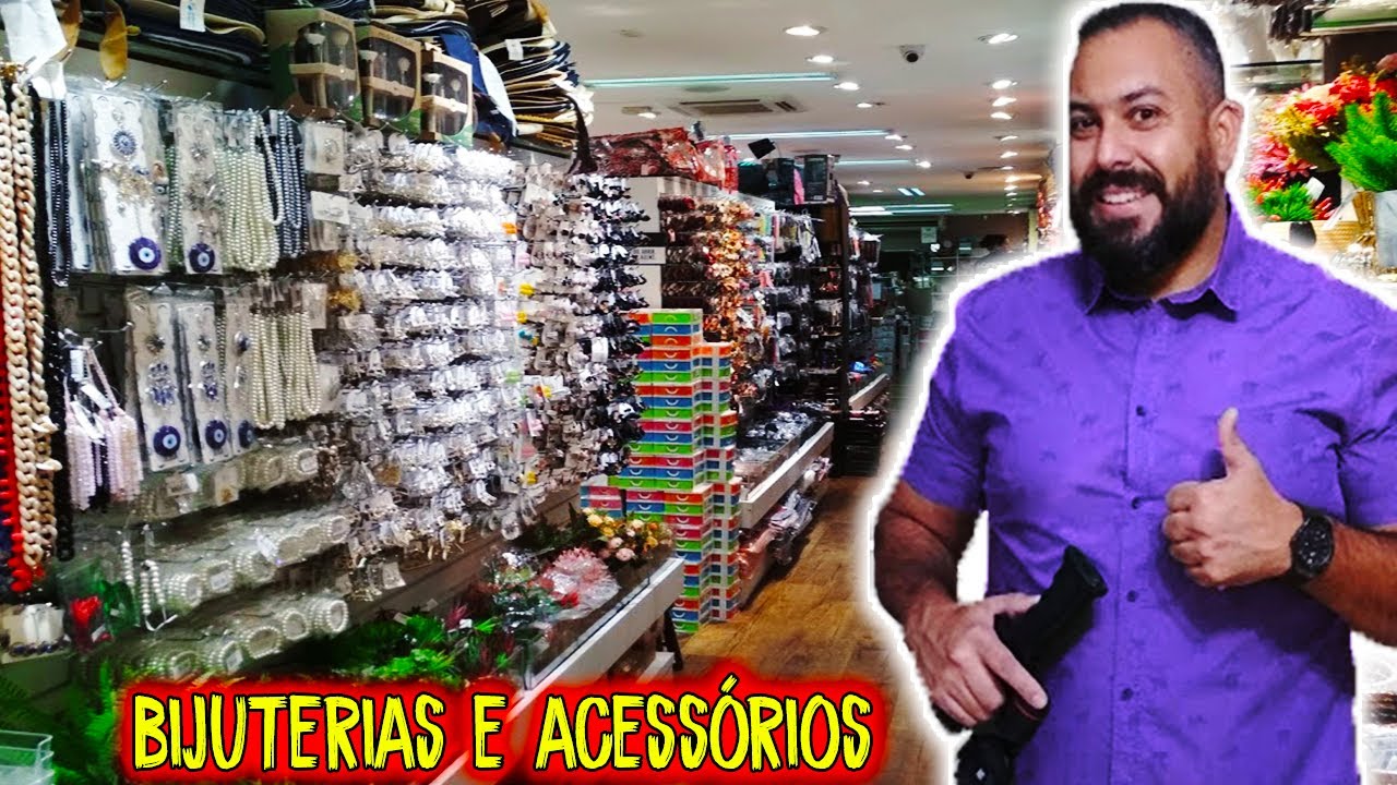 Bijuterias e acessórios 25 de março loja Du Careca YouTube Bijuterias e acessórios 25 de março loja Du Careca YouTube