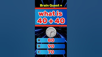 40 + 40 = ? Test Your Brain Power 🔢 #Shorts