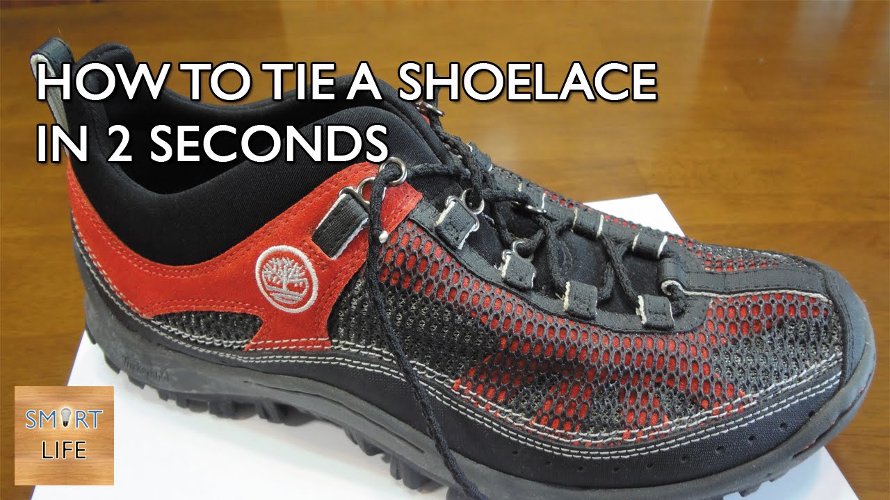 How to Tie a Shoelace in 2 Seconds YouTube
