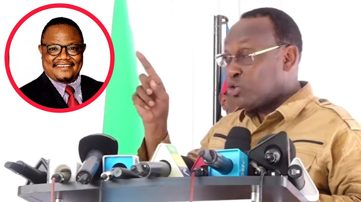 SIMUOGOPI TUNDU LISSU, NATAKA NIMALIZE MIAKA MITANO YA MWISHO - MBOWE