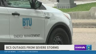 BTU responds to hundreds of power outages from Thursday's severe storms