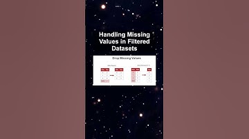 Handling Missing Values in Filtered Datasets #ai #artificialintelligence #machinelearning #aiagent