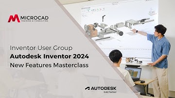 Autodesk Inventor  2024 - New Features Free Masterclass - MicroCAD Original