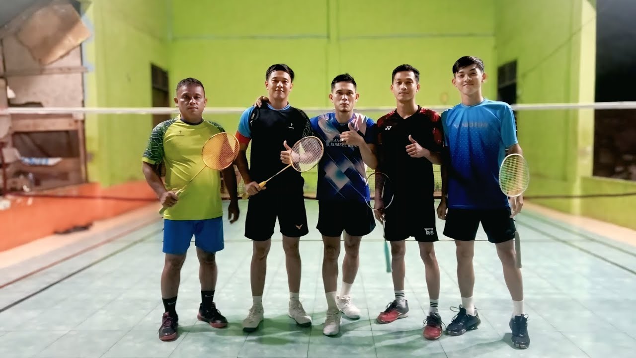 Lawan Generasi muda..👍 Detra/Pak kades Rahim vs Didi/Petra. 