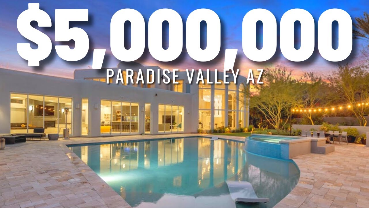 What YOU Get For 5 MILLION DOLLARS In Phoenix AZ Paradise Valley What you get for 5 million dollars in phoenix az paradise valley