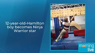 12-year-old-Hamilton boy becomes Ninja Warrior star