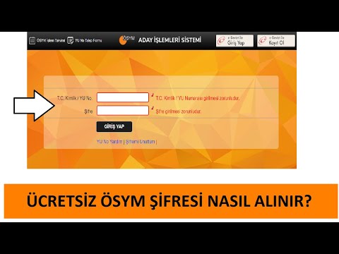 ÜCRETSİZ ÖSYM ŞİFRESİ NASIL ALINIR? (1 DAKİKADA ÖSYM ŞİFRESİ ALMA) ÖSYM ŞİFRESİ NEREDEN ALINIR?