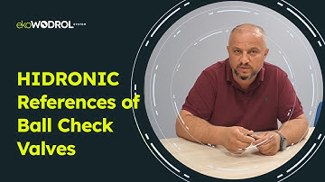 Ball Check Valves | HIDRONIC | References💡