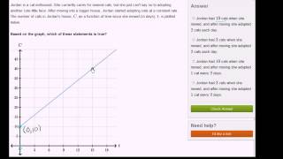 07   Analyzing linear functions   04   Interpreting features of linear functions example