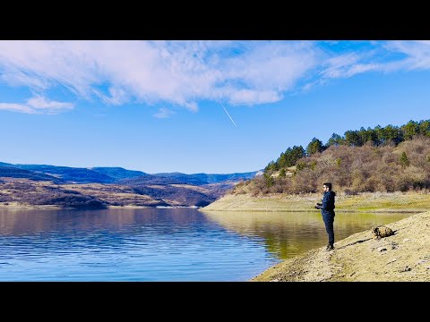 თევზაობა ზამთრის პასიურ ქორჭილაზე | ალგეთი | 4K