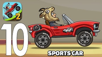 Hill Climb Racing 2 - Gameplay Walkthrough Part 10 (SPORTS CAR)