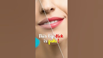 How to Add Realistic Lipstick in Photoshop #photoshoptutorial