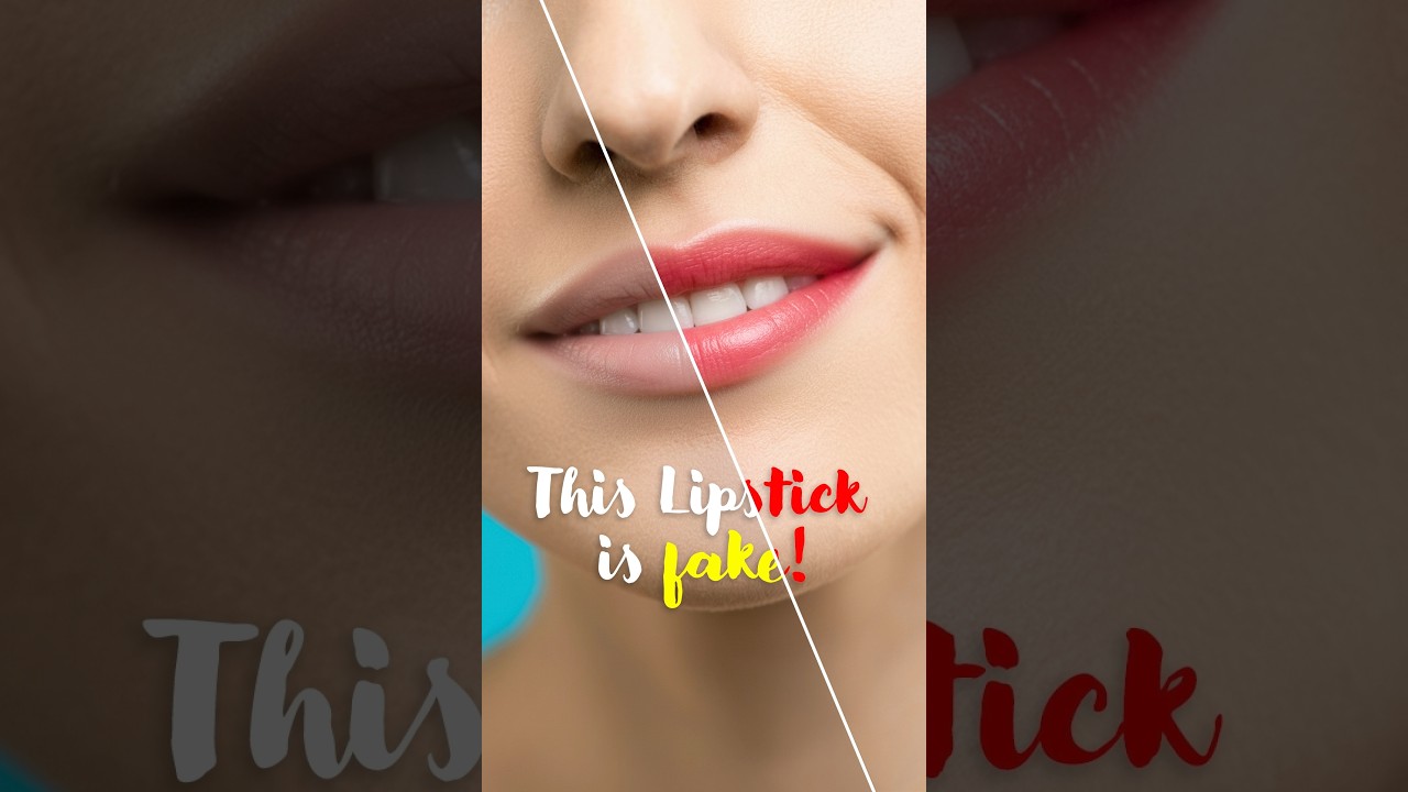 How to Add Realistic Lipstick in Photoshop #photoshoptutorial