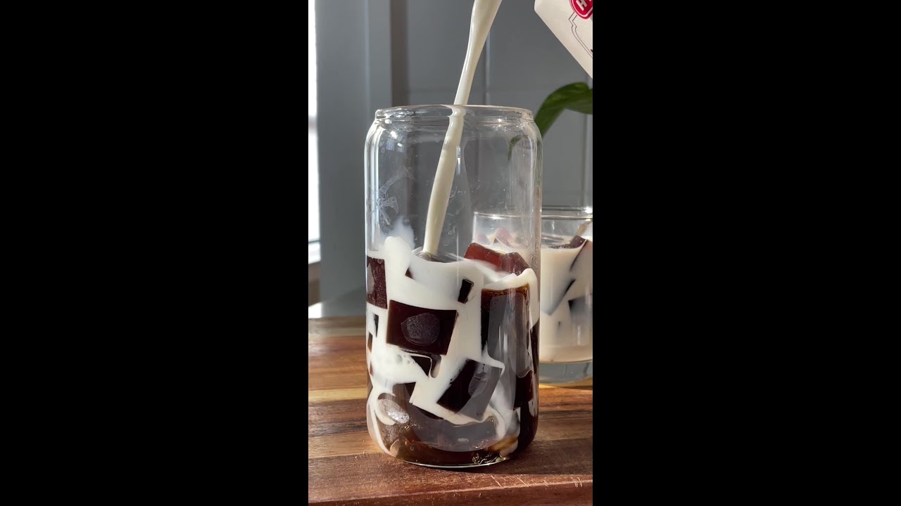 Coffee Jelly with Milk