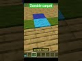 Zombie carpet new build hack #minecraft #minecraftshorts #minecraftbuilds #@Picaxepower798