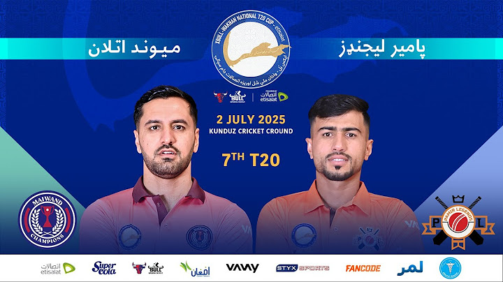 LIVE: Maiwand Champions vs Pamir Legends | Match 7 | Wahkhan National T20 Cup | July 02 | Kunduz