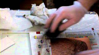 Inking & Wiping a copper engraving plate
