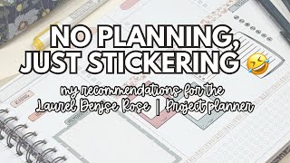 Laurel Denise sticker testing | Rose (Project) Planner