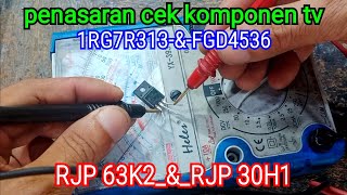 Cara Ukur Rjp Tv Plasma Mosfet Tv Led Komponen Lainnya
