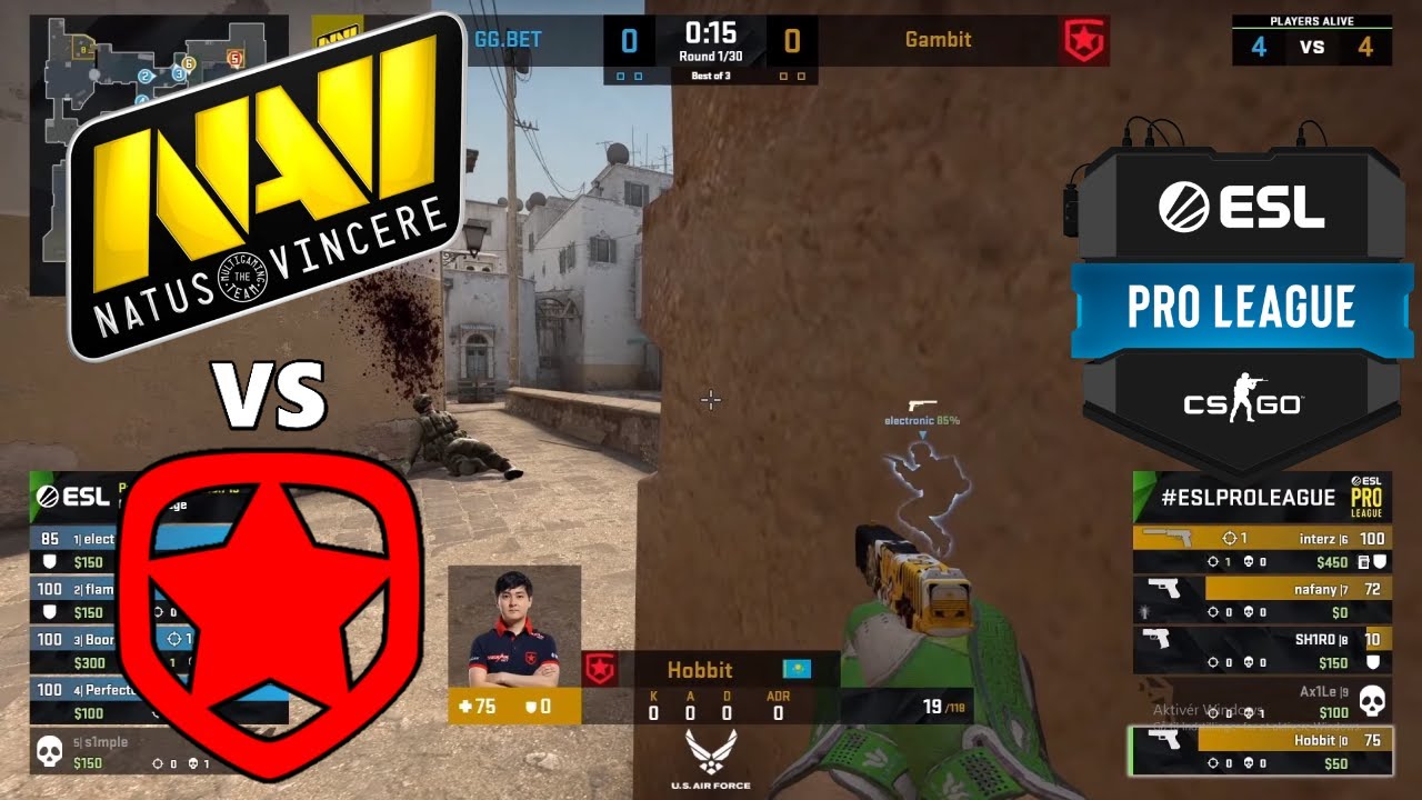 NaVi vs Gambit - ESL Pro League 13 - HIGHLIGHTS l CSGO