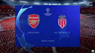 Saka madness in  North London | ARSENAL vs MONACO | UEFA Champions League | FC24 PS4 LIVE Gameplay!
