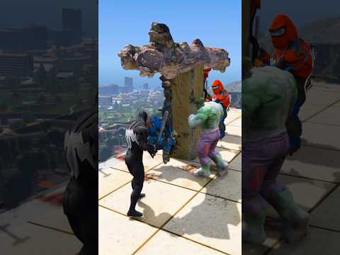 Can Spider-Man Save Sonic and Shadow from Venom, Joker, SpiderKong, and Hulk? 😳🔥