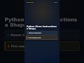 Python Gives Instructions a Shape