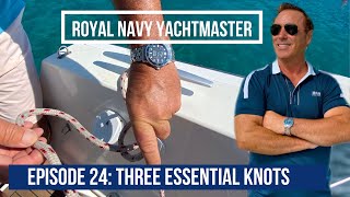 Three Essential Boat Knots: Bowline, Round Turn and Two Half Hitches & Clove Hitch by Royal Navy Yachtmaster 585 views 1 year ago 7 minutes, 55 seconds