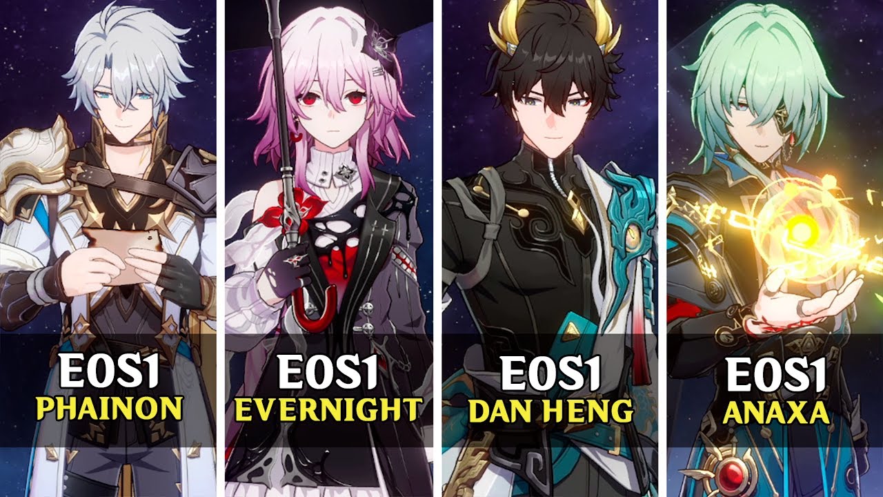 V3 УЖЕ ЗДЕСЬ! Evernight E0S1 Hypercarry, Anaxa & Phainon x Dan Heng E0S1 - Honkai: Star Rail 3.6 ...