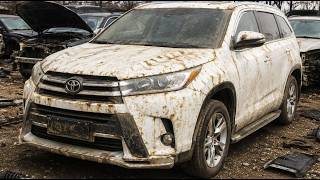 Full Wrecked Toyota Highlander Restoration | Complete Tear Down After Crash Update