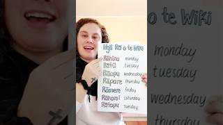 Maori Days of the Week | Maori Language Week 2021
