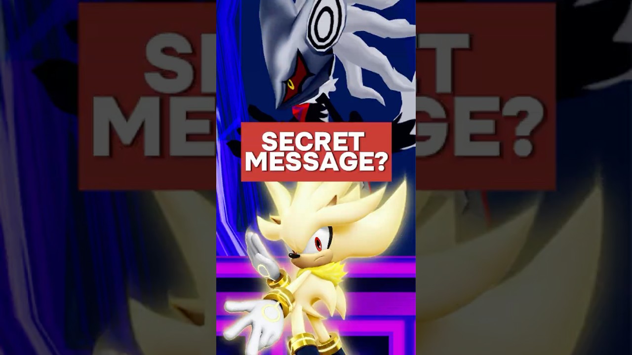 There is a SECRET MESSAGE in Sonic Speed Simulator! 😮🔥