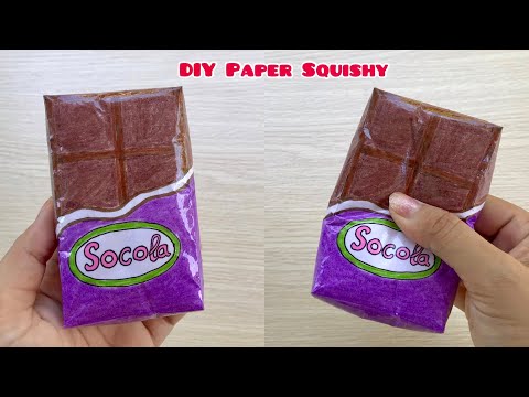 Video (580) Cách làm Squishy socola bằng giấy - youtube