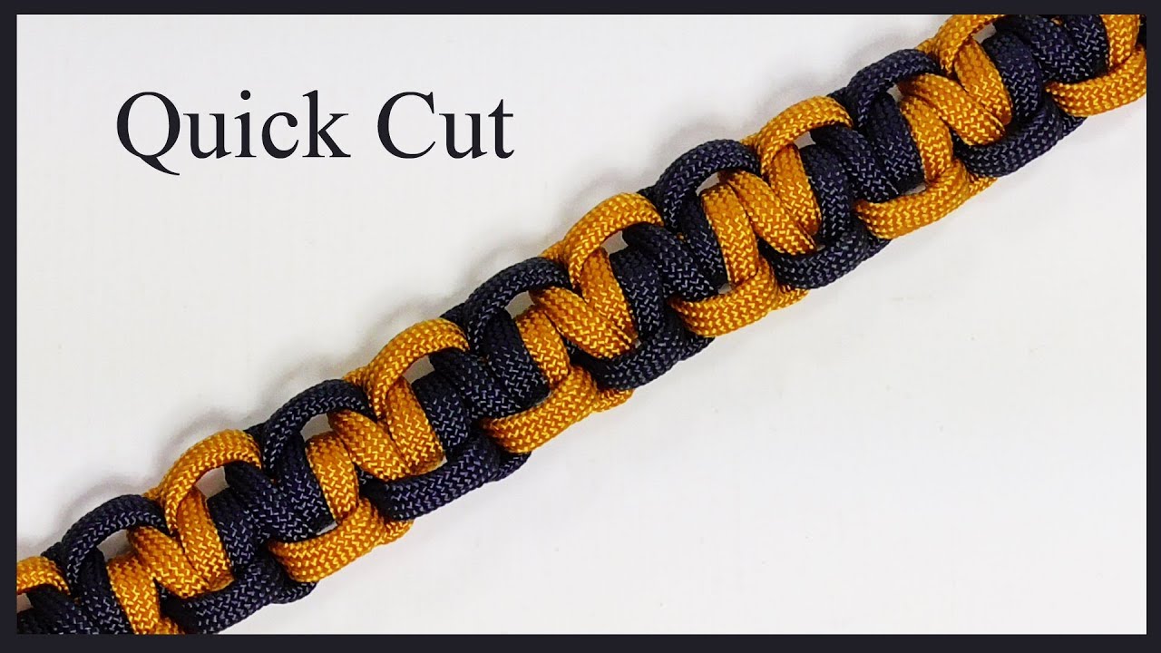 Paracord Bracelet Instructions "Lightning Bolt" Bracelet Design Quick