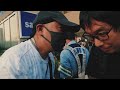 三木市長選(2025年6月29日投票)・運動員腕章を巻いて配信をする発覚部屋にインタビュー