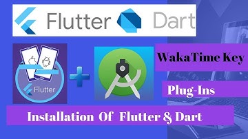 Installation Of Flutter With WakaTime Key - Flutter Tutorial in english | Android and ios mobile app