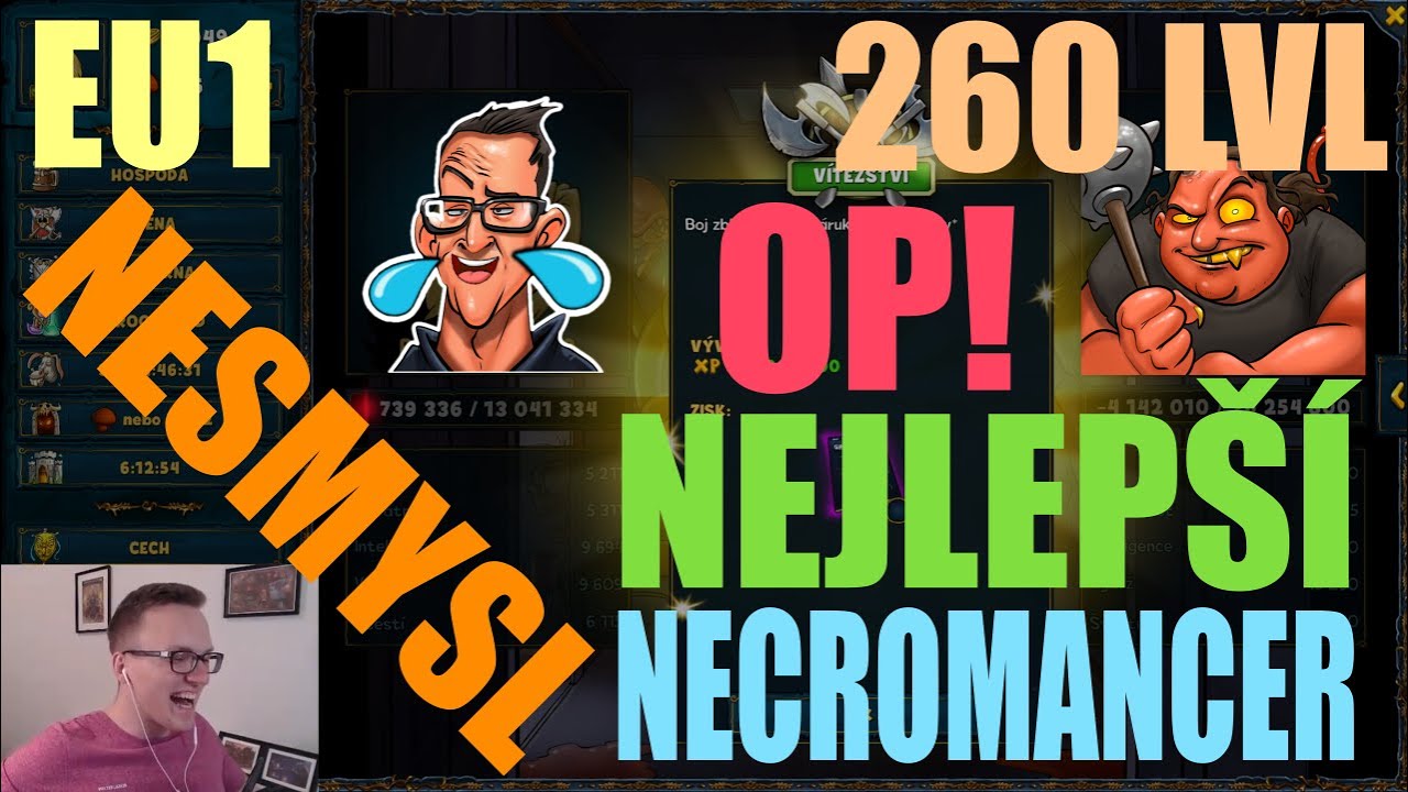Shakes & Fidget - Nejlepší ČESKÝ NECROMANCER v PRAXI! Nesmyslně OP CLASSA?!? (KP/CZ/FHD)