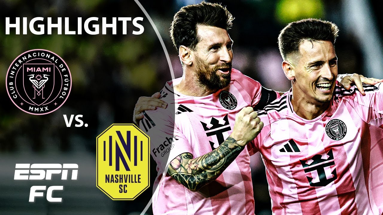 GAME 1: Inter Miami vs. Nashville SC | MLS Playoff Highlights | ESPN FC