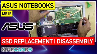 Asus M515 156inch Ssd Upgrade Look Inside Partial Disassembly